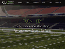 Tablet Screenshot of generalsportssurfaces.com